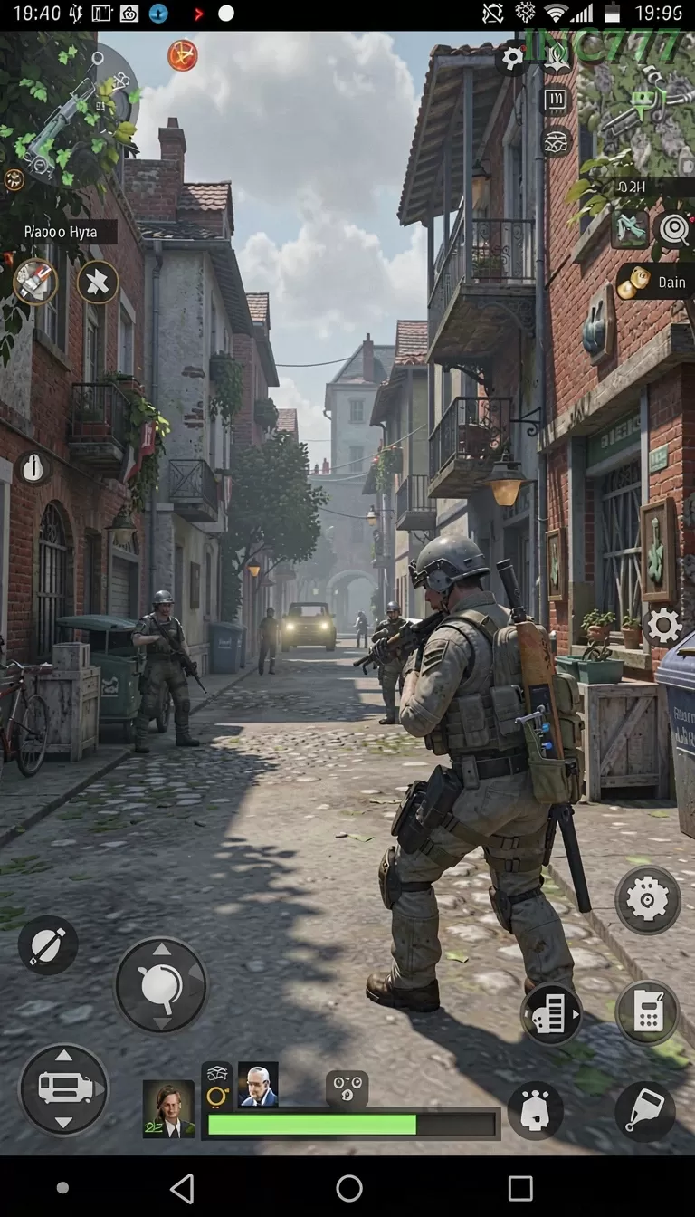 Cuplikan layar R6R6 — menu navigasi